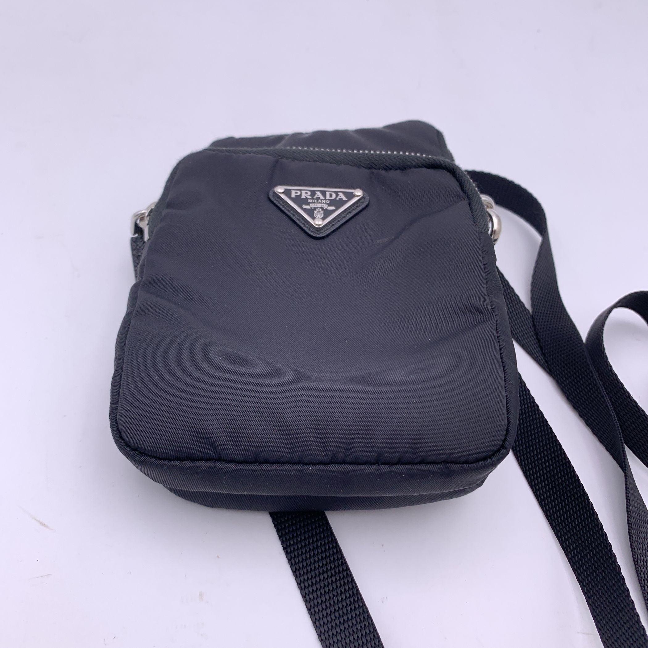 Prada Black Re-Nylon Small Crossbody Smartphone Bag 1