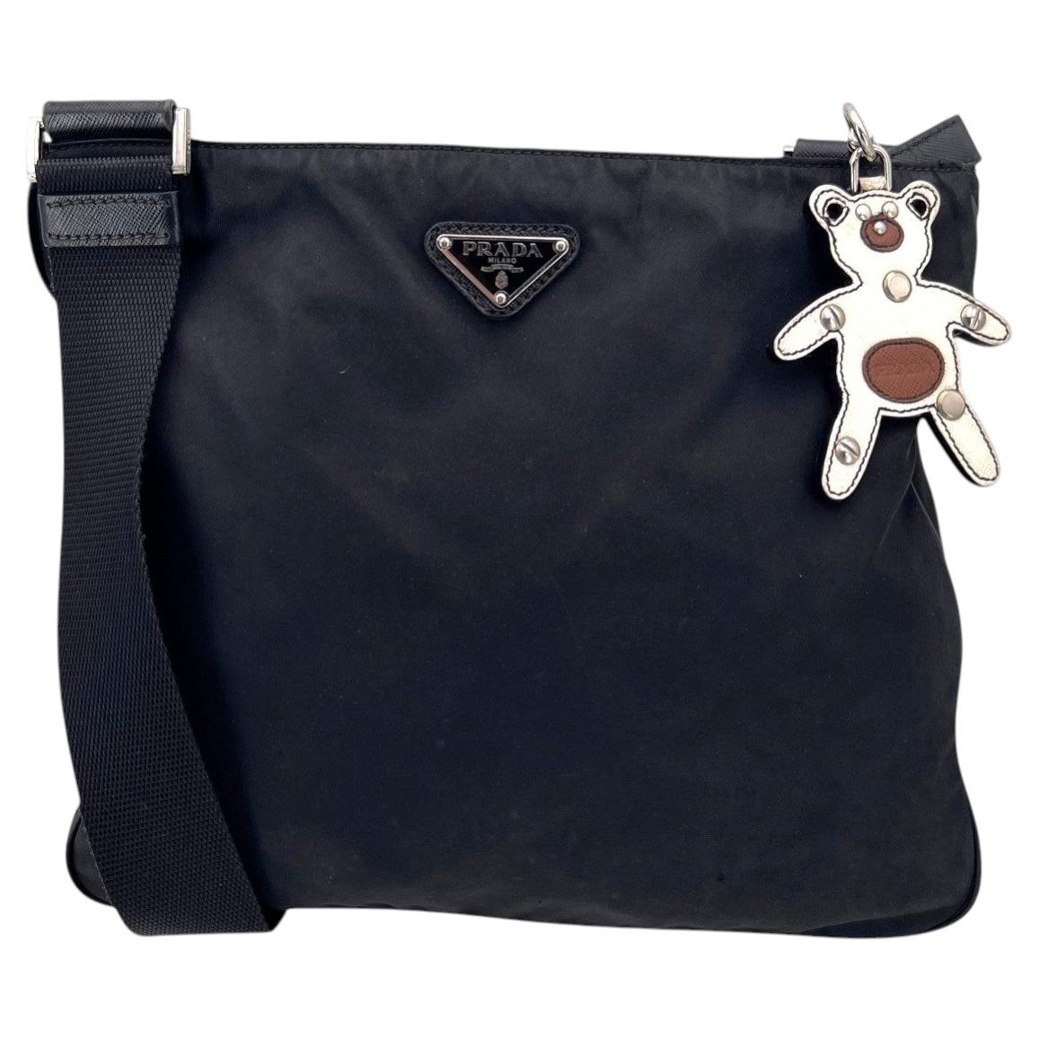 How can I spot a fake Prada messenger bag?