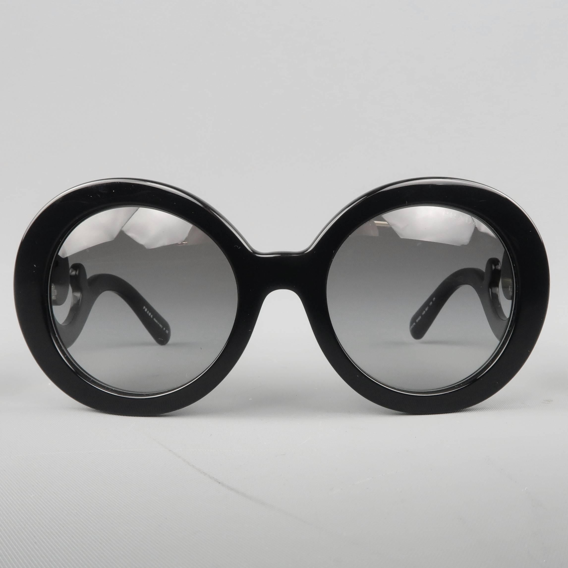 prada sunglasses with swirl on side
