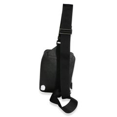 Prada Black Saffiano Brique Slingbag