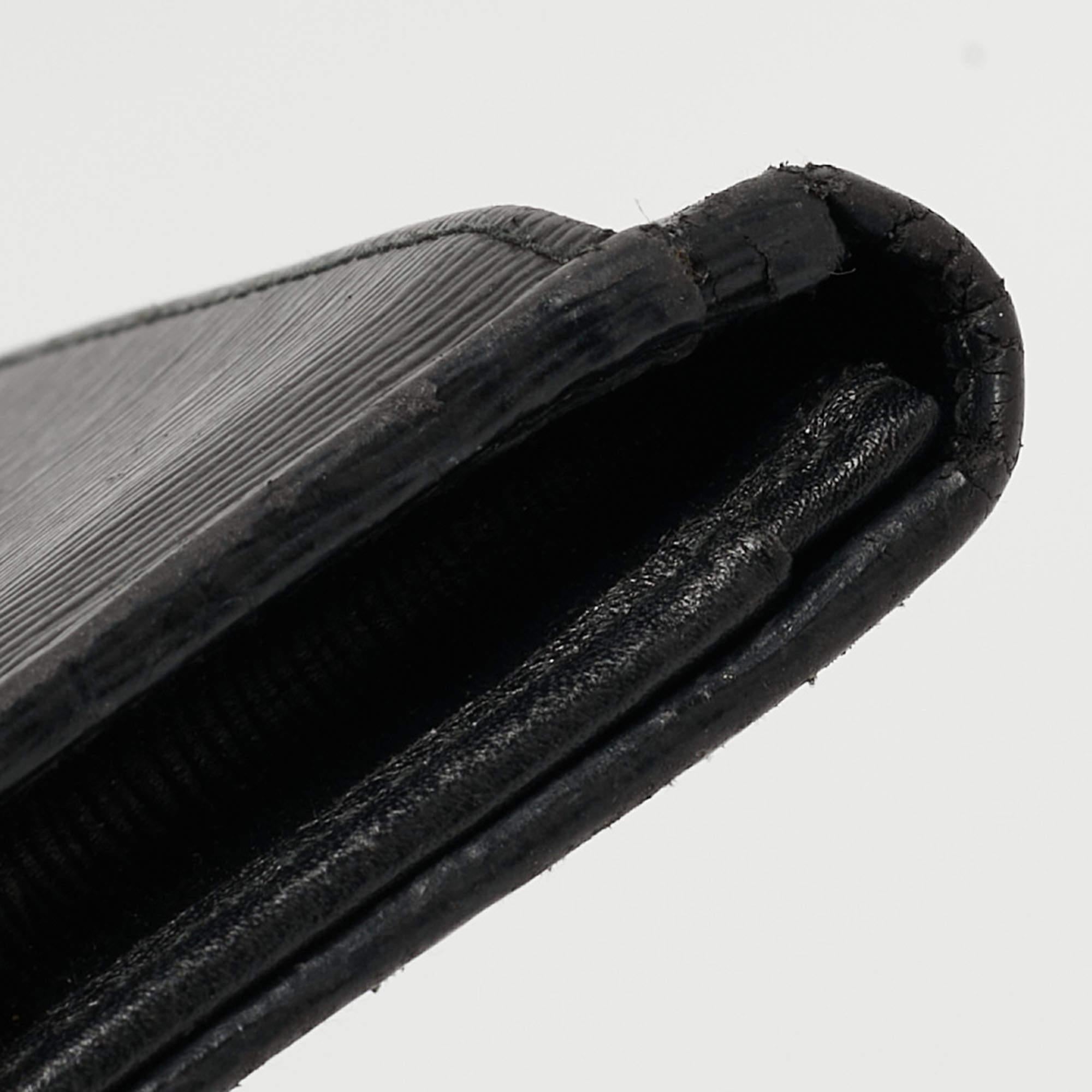 Prada Black Saffiano Leather Business Card Case 6