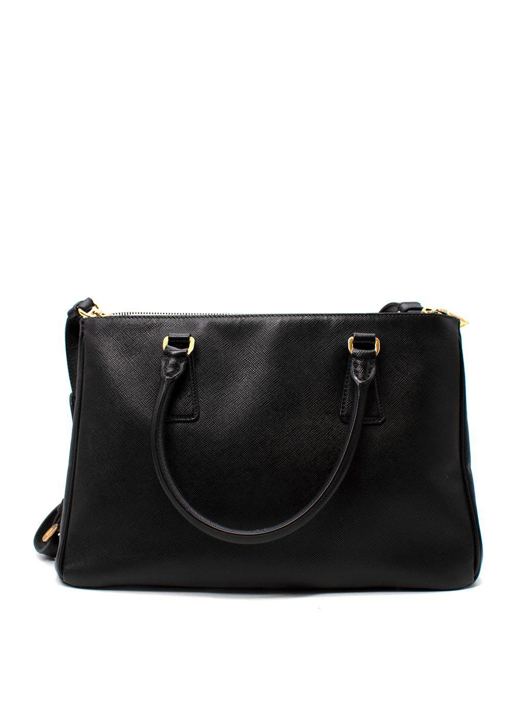 black saffiano leather bag