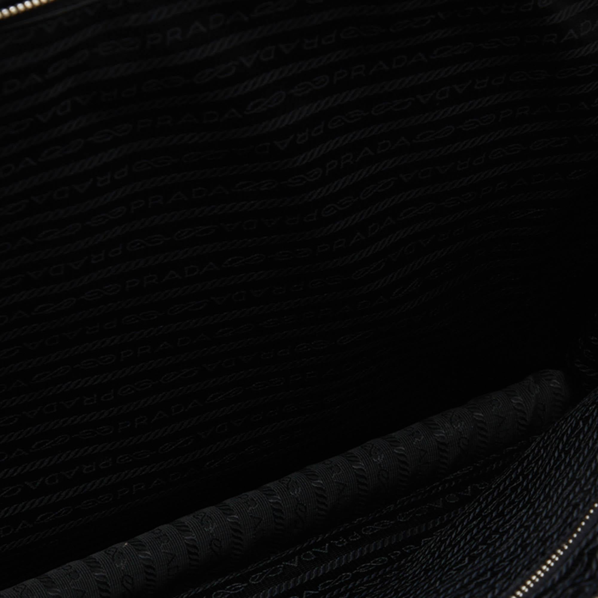 Women's Prada Black Saffiano Leather Laptop Bag