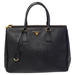 Prada Black Saffiano Leather Large Galleria Tote