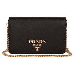 Prada Black Saffiano Leather Mini Bag