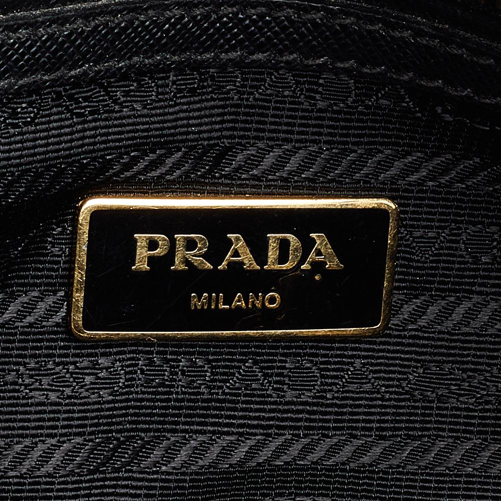 Prada Black Saffiano Leather Small Promenade Crossbody Bag 6