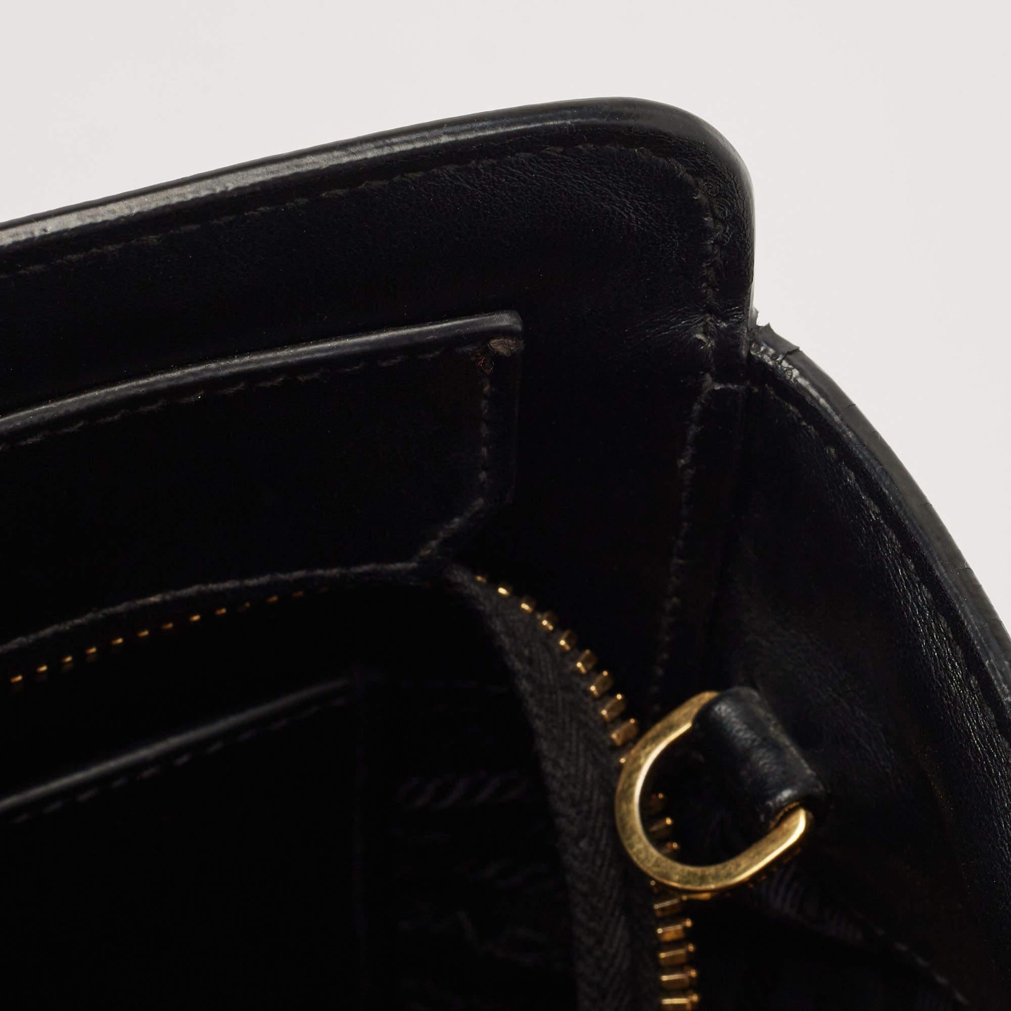 Prada Black Saffiano Leather Tote bag 6