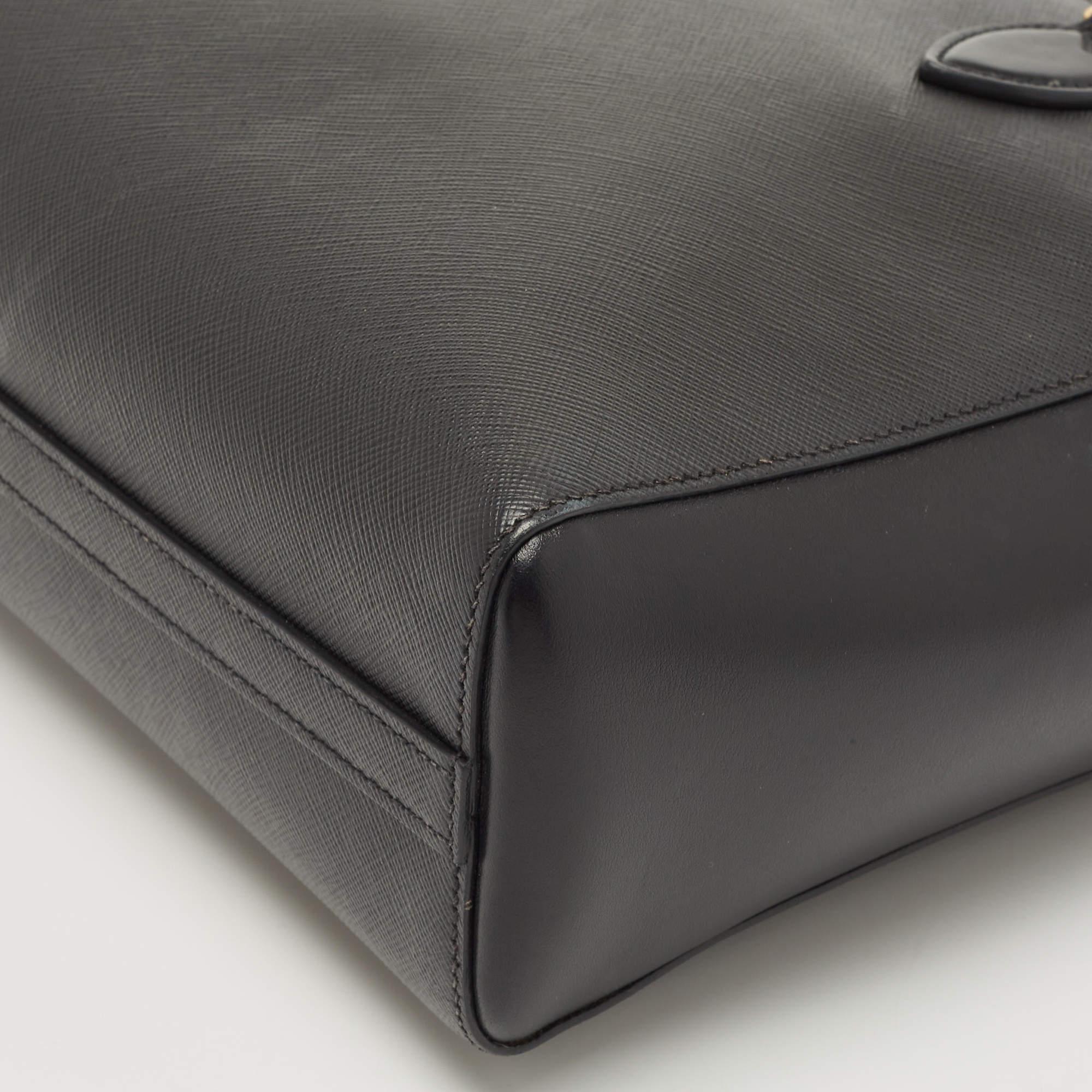 Prada Black Saffiano Leather Tote bag 3