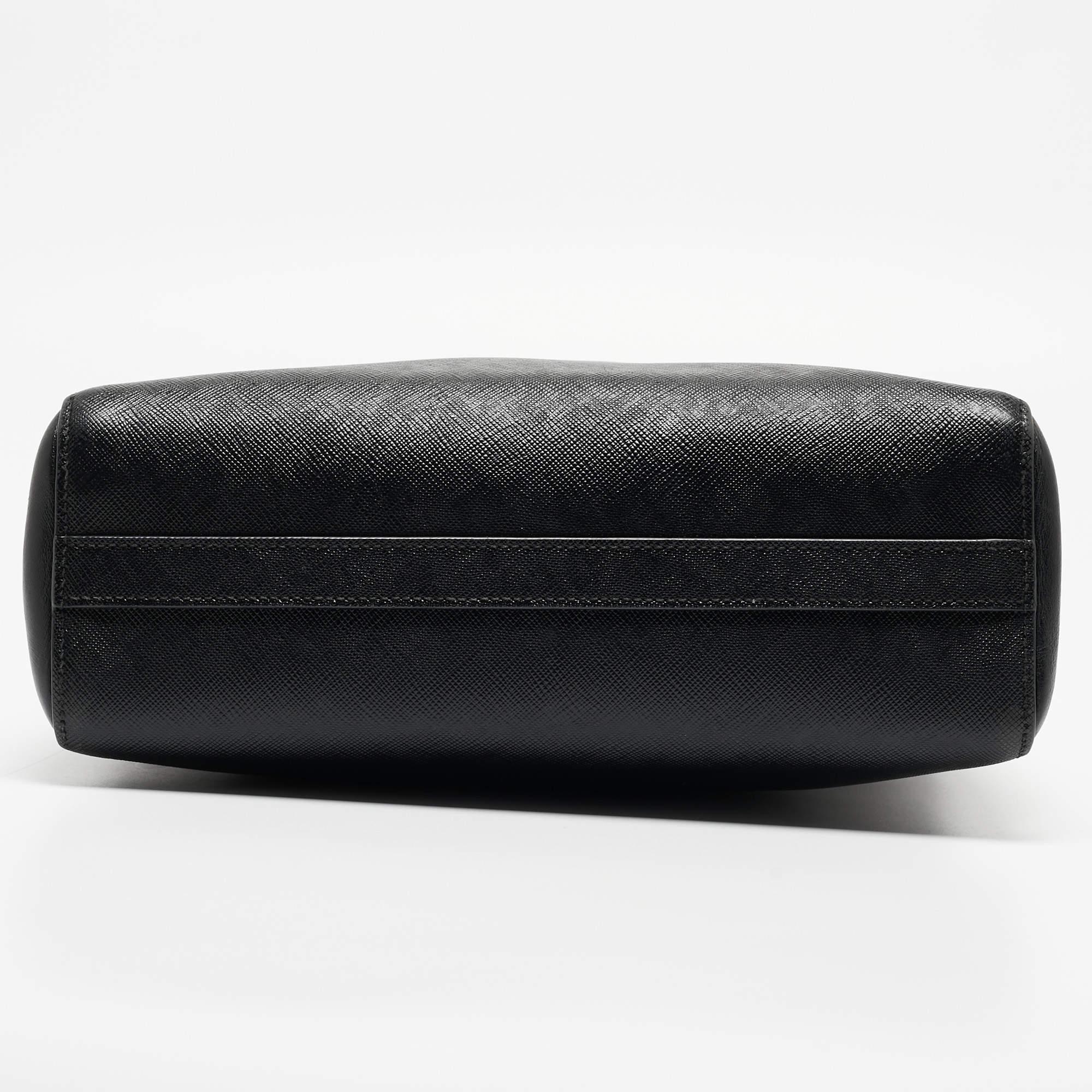 Prada Black Saffiano Leather Tote 5