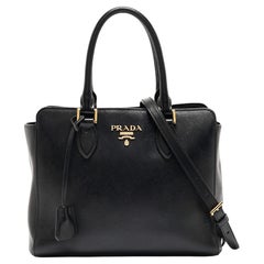 Prada Black Saffiano Leather Tote