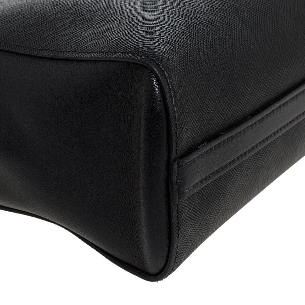 Prada Black Saffiano Lux Leather Galleria Tote 5