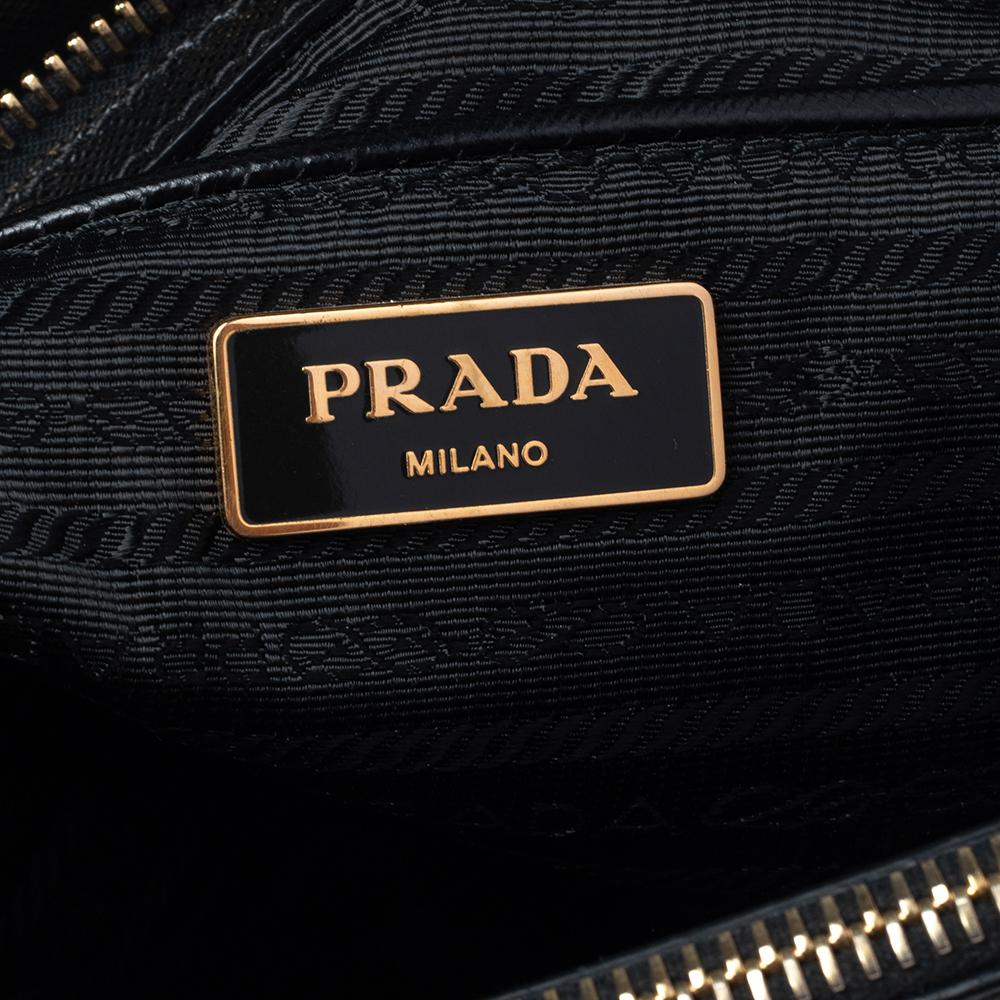 Prada Black Saffiano Lux Leather Large Galleria Tote 1