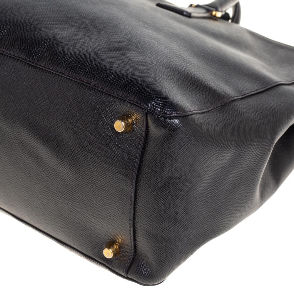 Prada Bolso Grande Galleria Piel Saffiano Lux Negro 2
