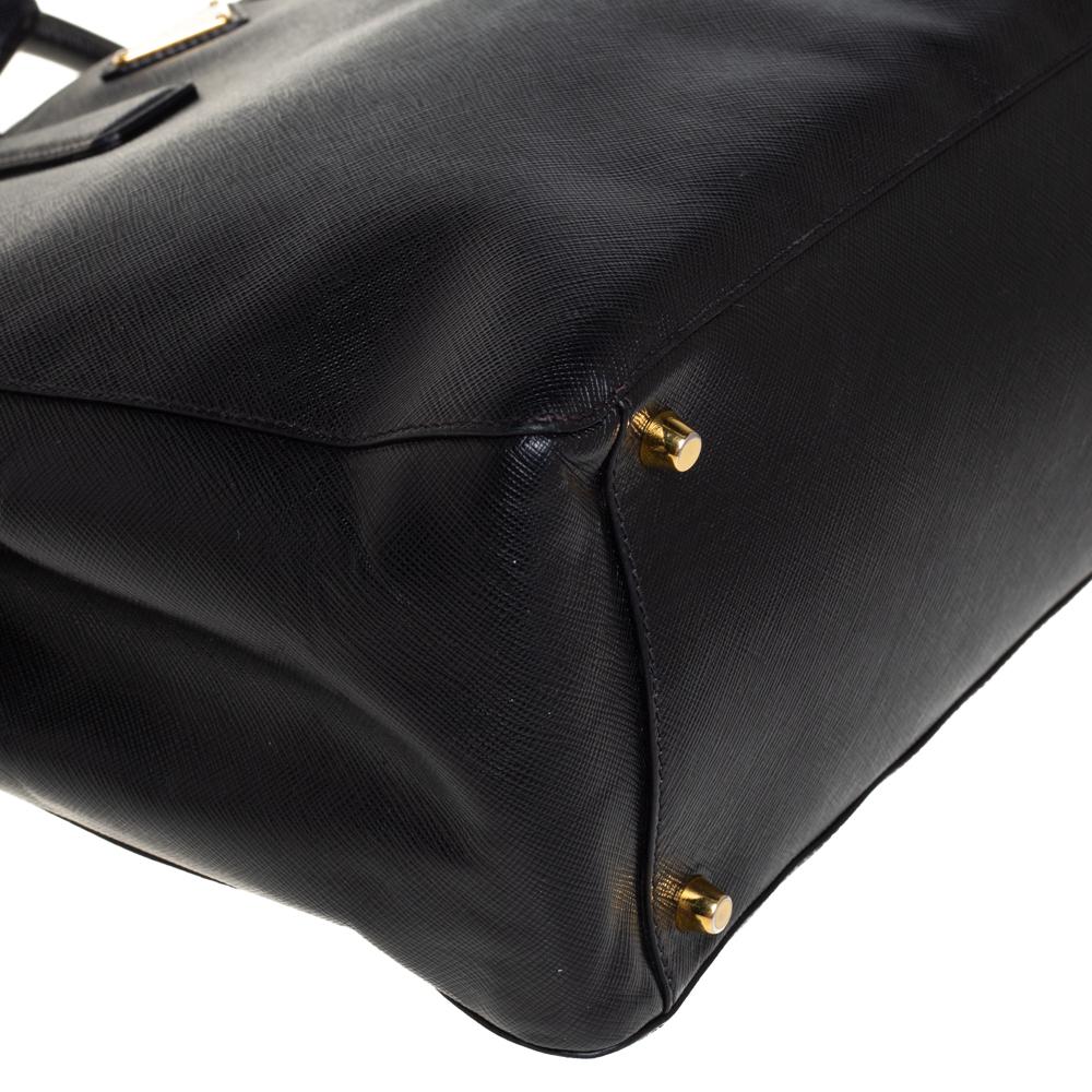 Prada Bolso Grande Galleria Piel Saffiano Lux Negro 3