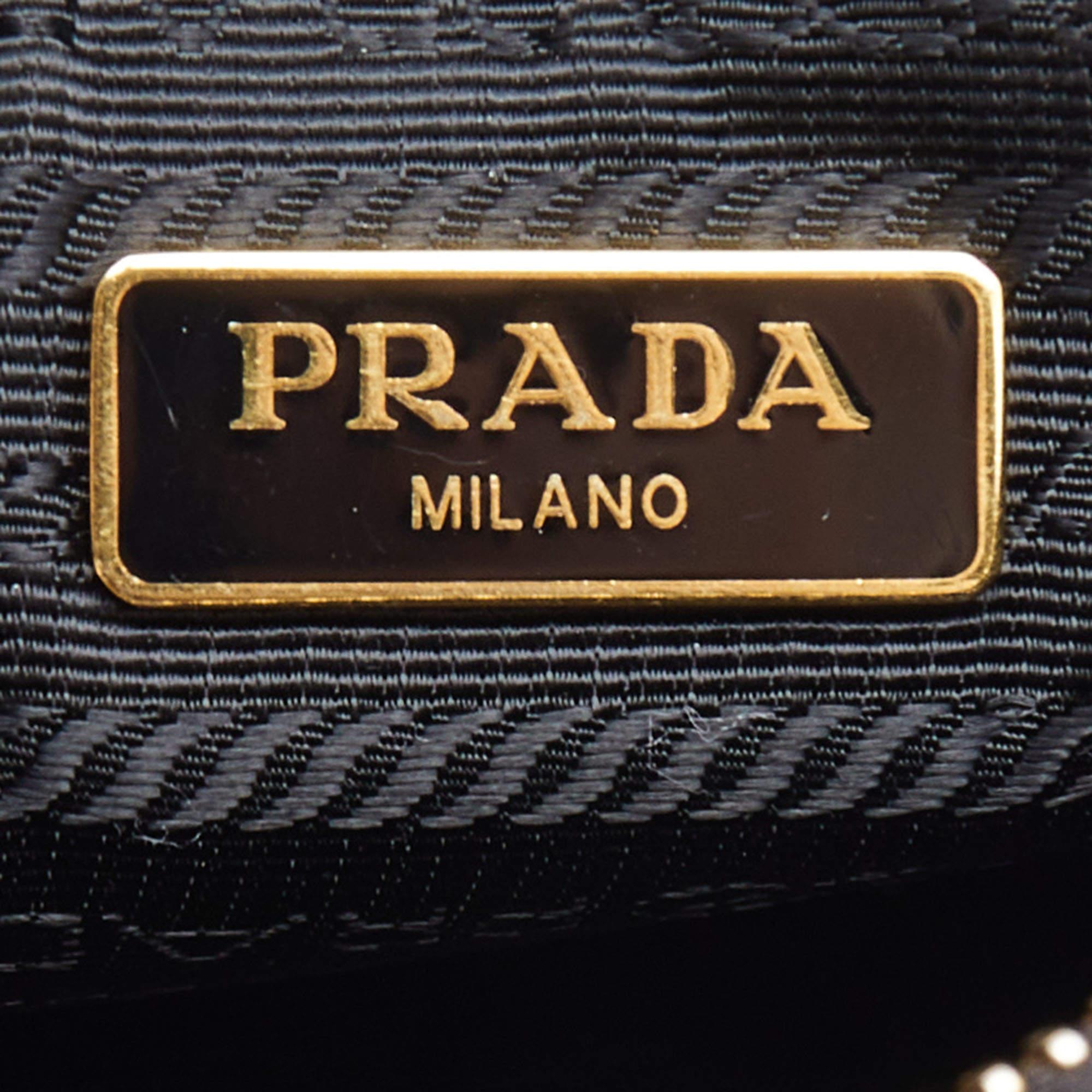 Prada Black Saffiano Lux Leather Re-Edition 2000 Shoulder Bag 3