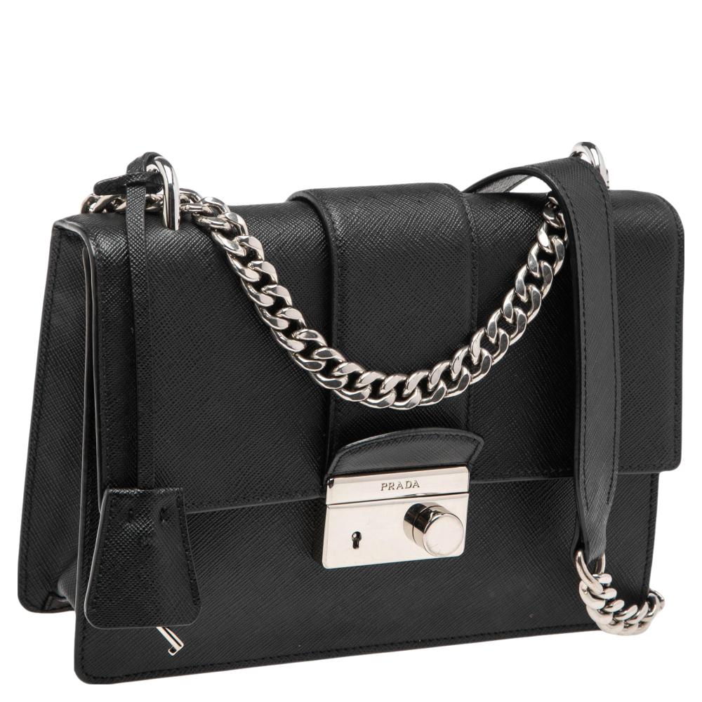 prada saffiano lux shoulder bag