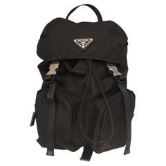 Prada Black Sailcloth Backpack
