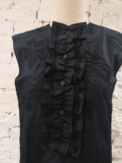 Prada Black Sangallo NWOT Dress