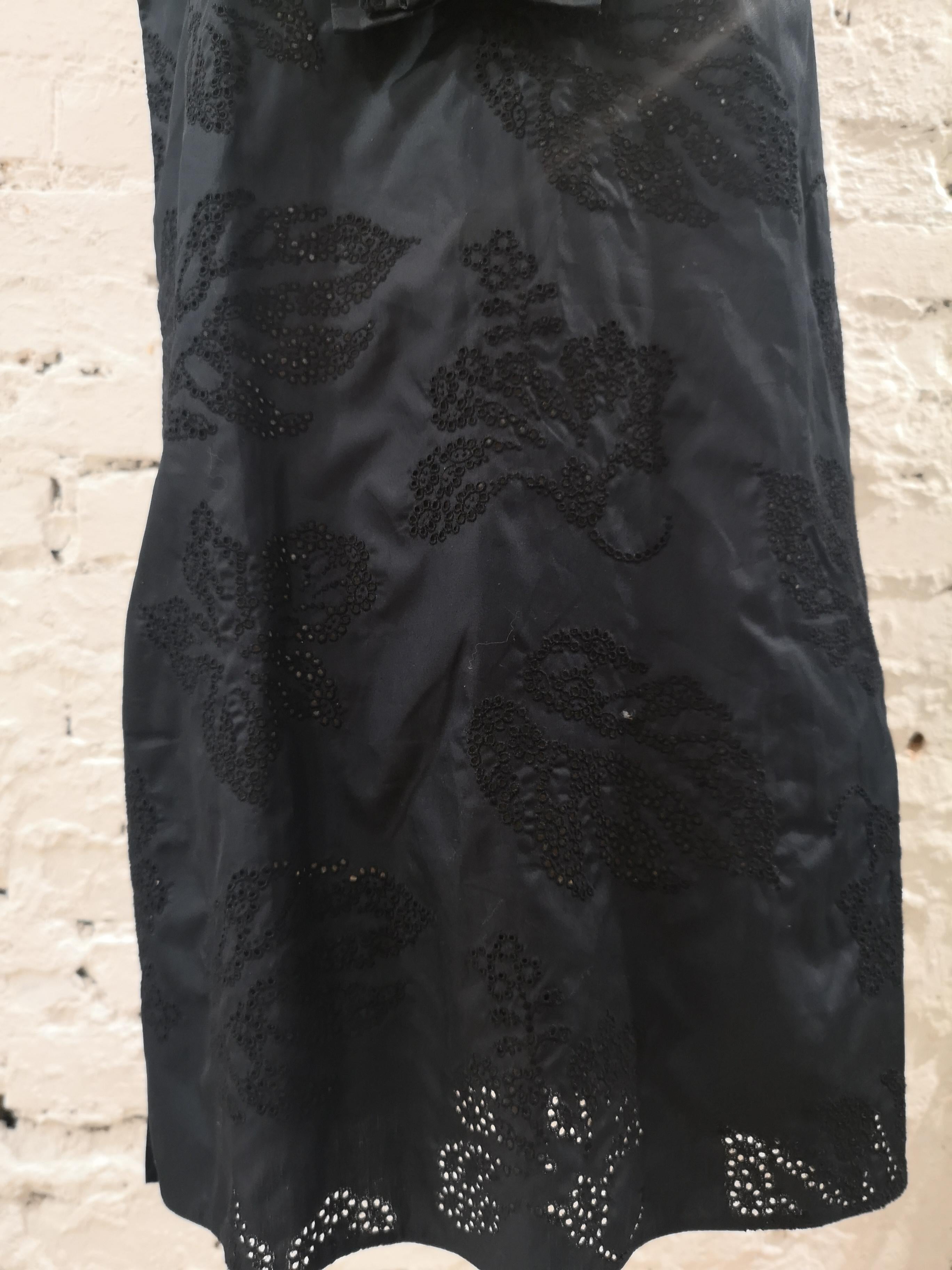 Prada Black Sangallo NWOT Dress For Sale 1