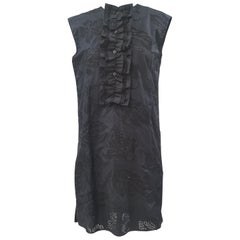 Prada Schwarzes Sangallo NWOT Kleid