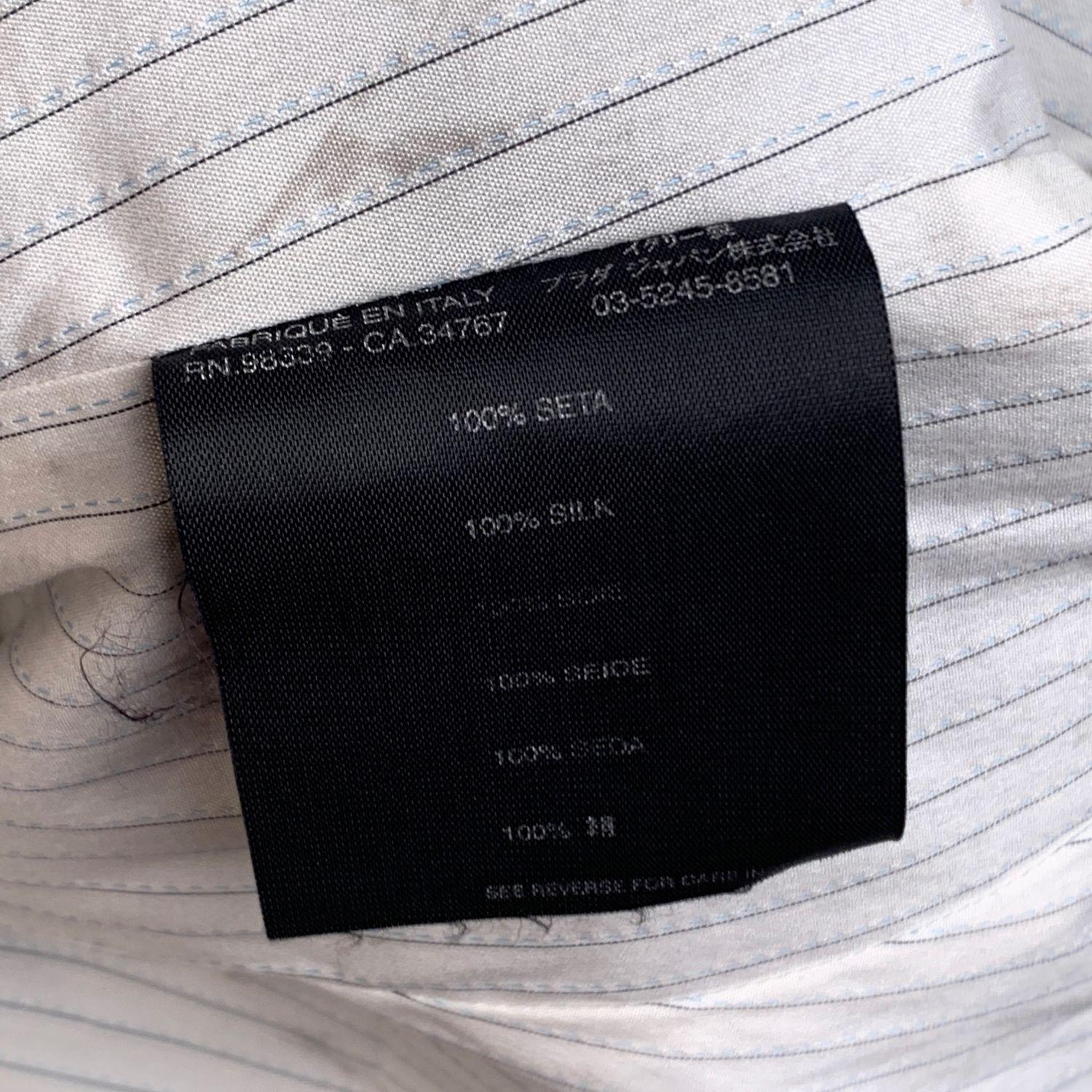 Prada Black Silk Long Sleeve Sweetheart Dress with Stitchings Size 42 2