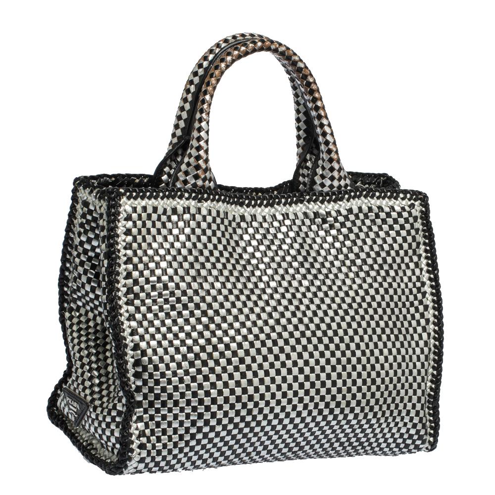 prada madras bag