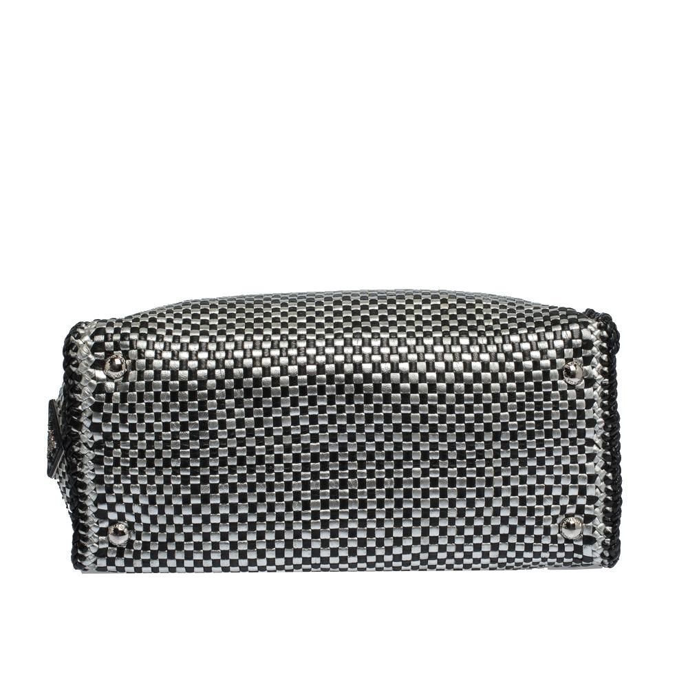 prada woven tote