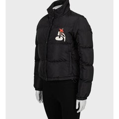 Prada Black Ski Jacket with Patches M / IT42