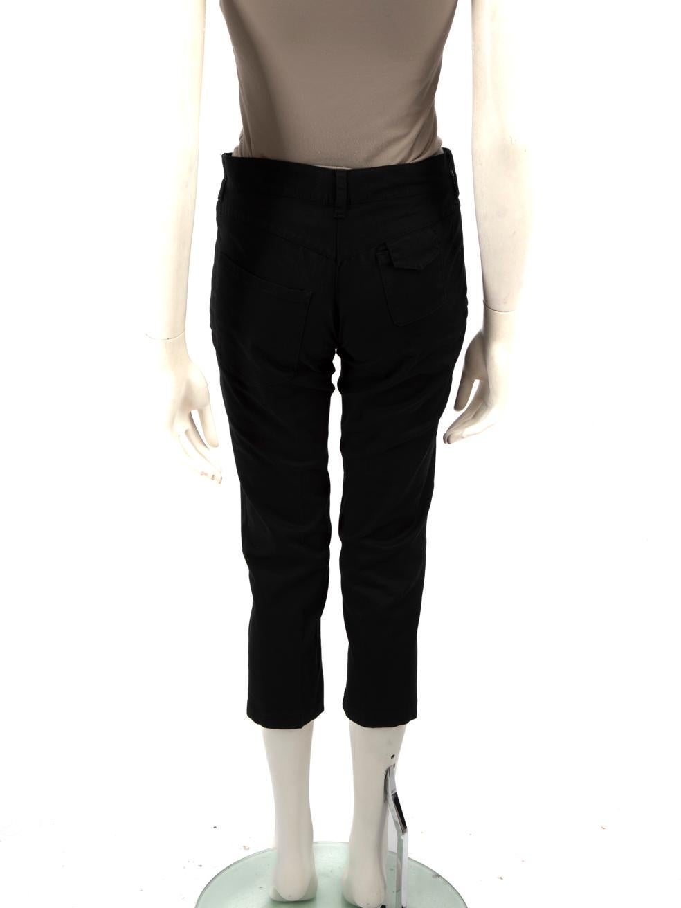Nero Prada, pantaloni skinny neri taglia XS