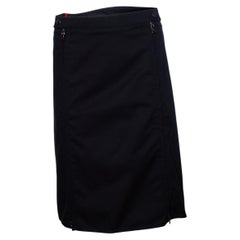Prada, Black skirt with zippers