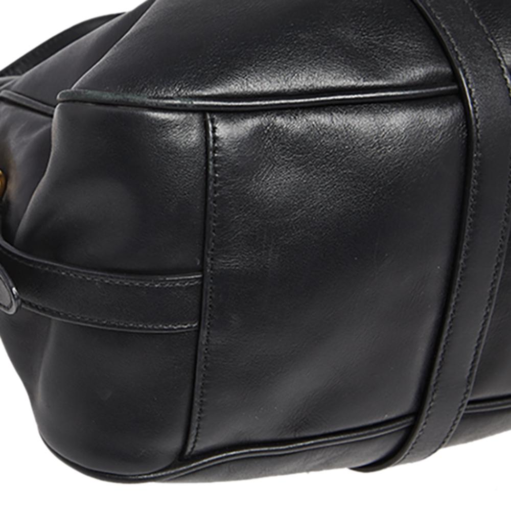 Prada Black Soft Calf Leather Satchel 1