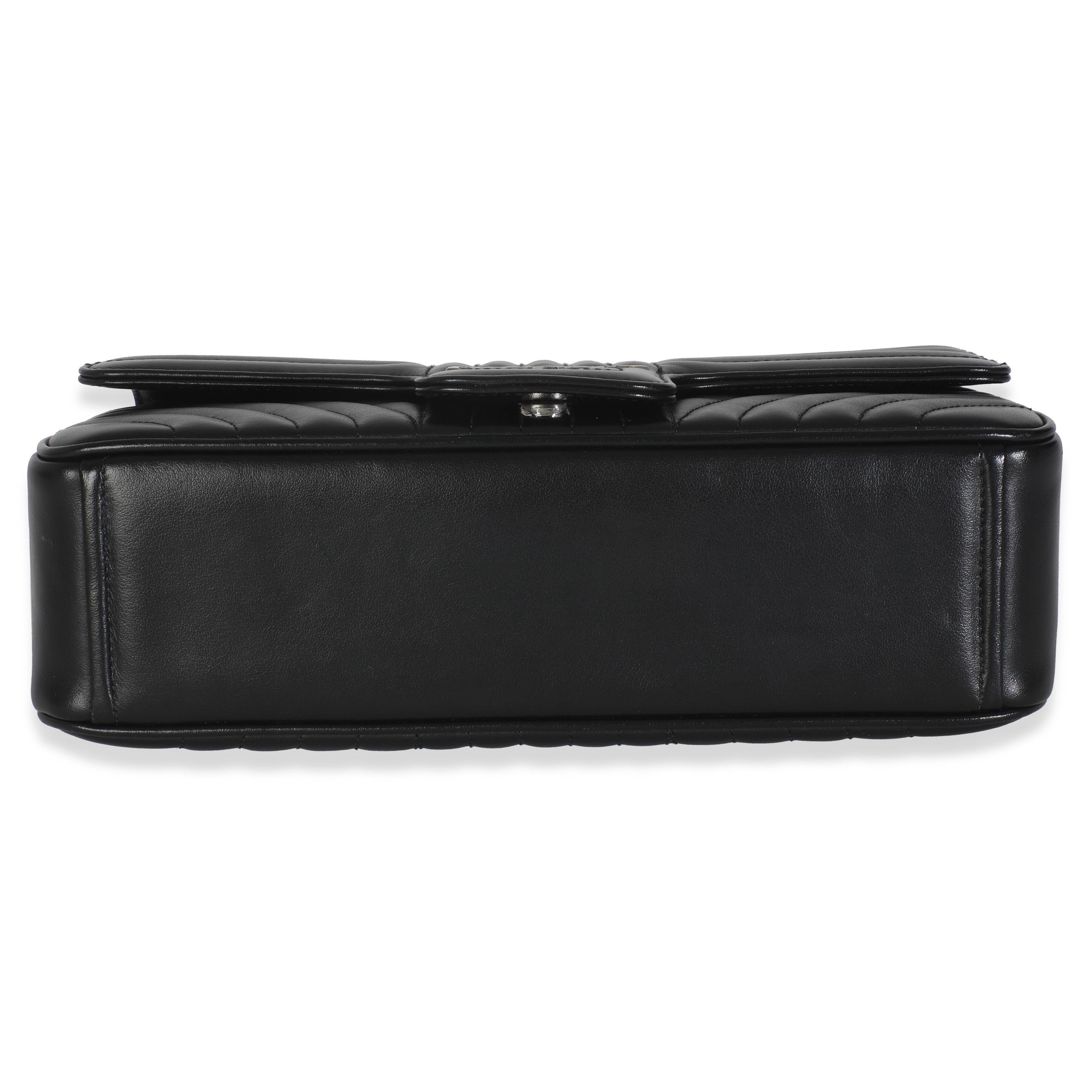 Prada Negro Becerro Suave Medio Impunture Diagramme en venta 4