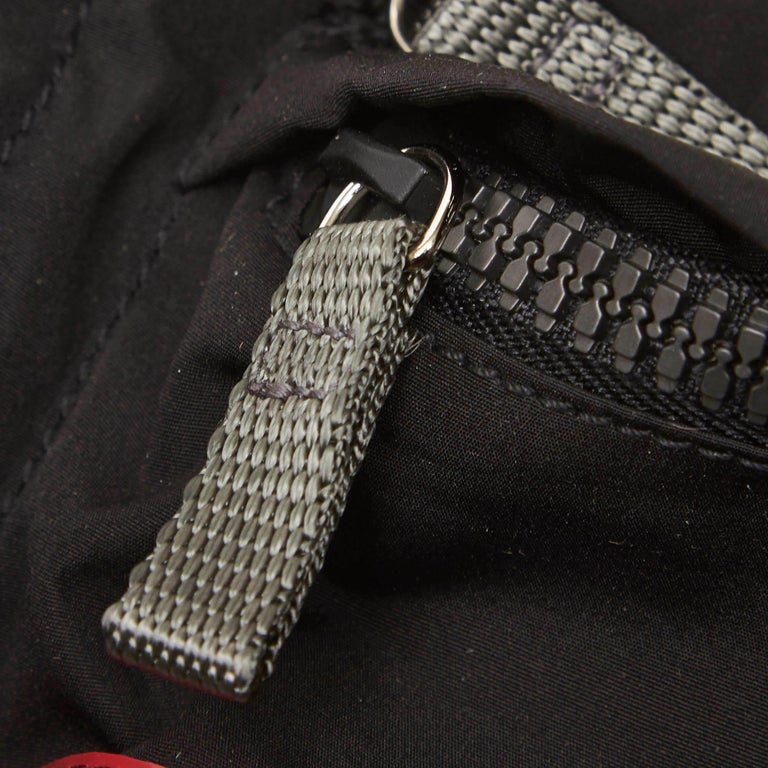 Prada Black Sports Nylon Belt Bag For Sale at 1stDibs