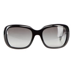 Used Prada Black Square Tinted Sunglasses