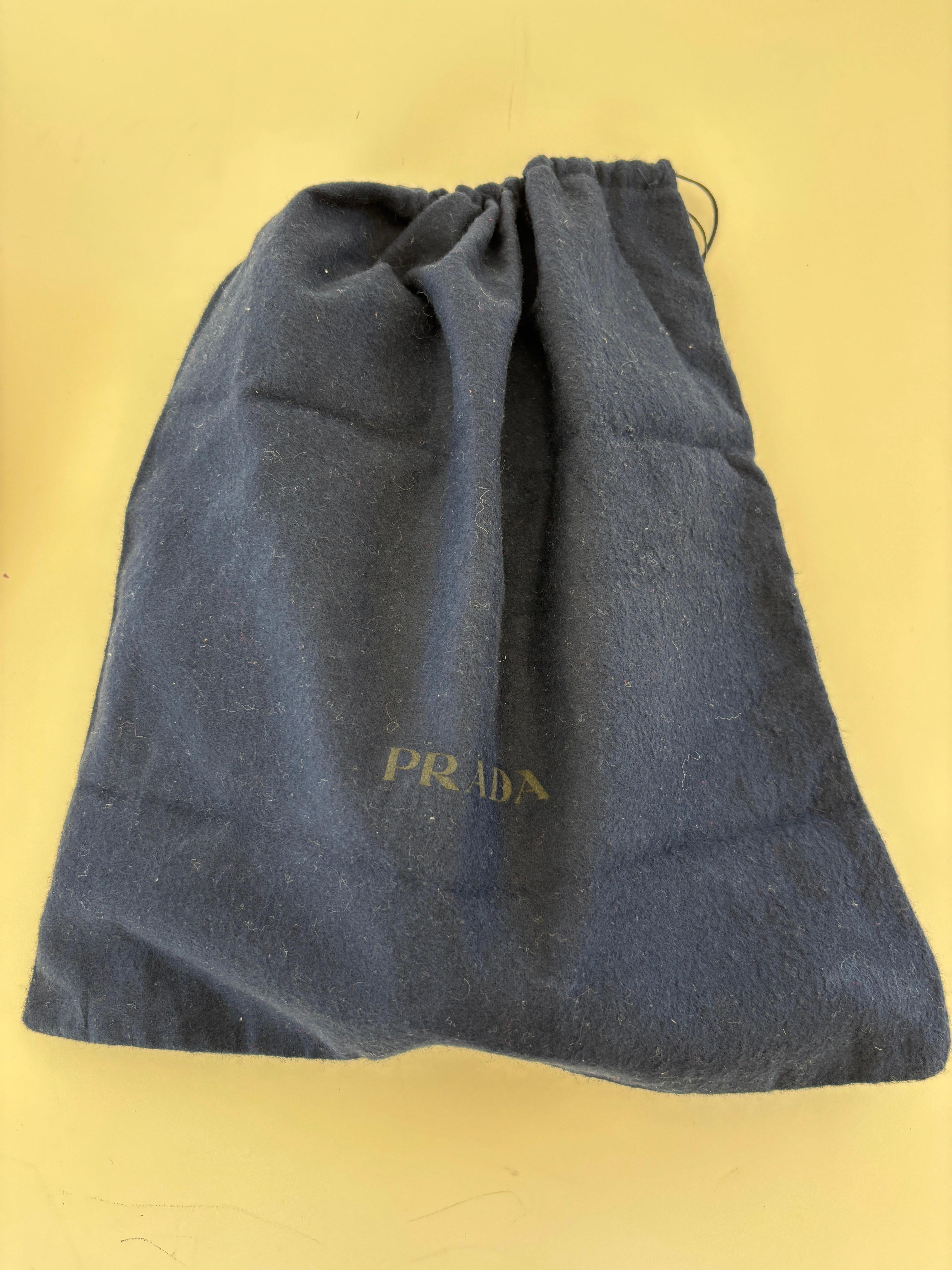 Women's Prada Black Suede Leather Ankle Boots Size EU 37 Italy For Sale