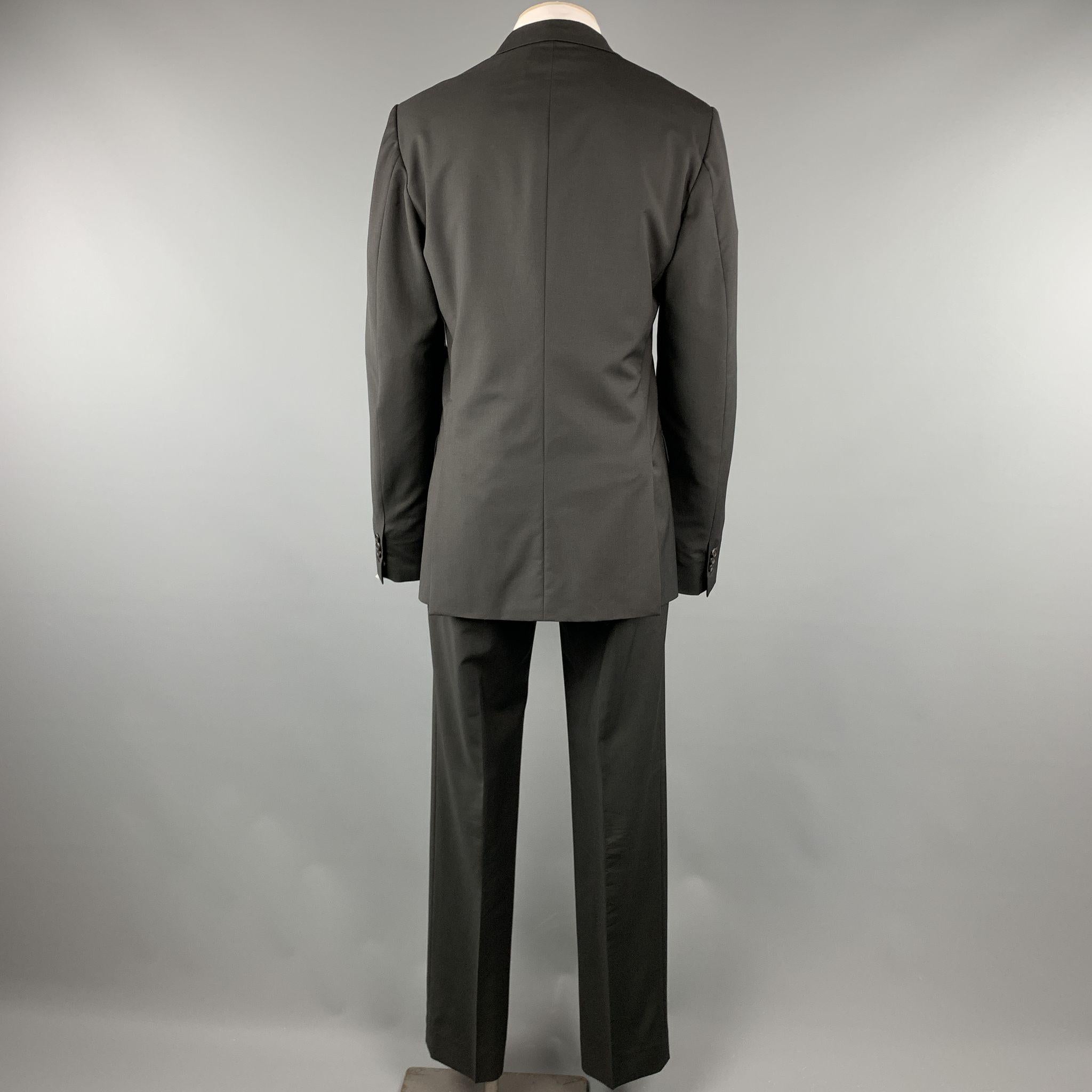 PRADA Black Suit - Mens Size US 42 / 52 Long Wool / Mohair  1