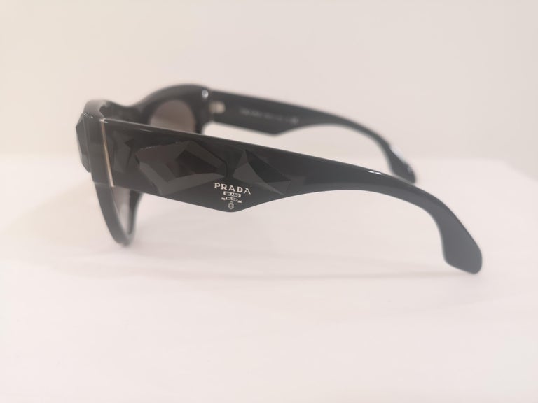 Prada black swarovski sunglasses NWOT at 1stDibs | swarovski  display picture 1