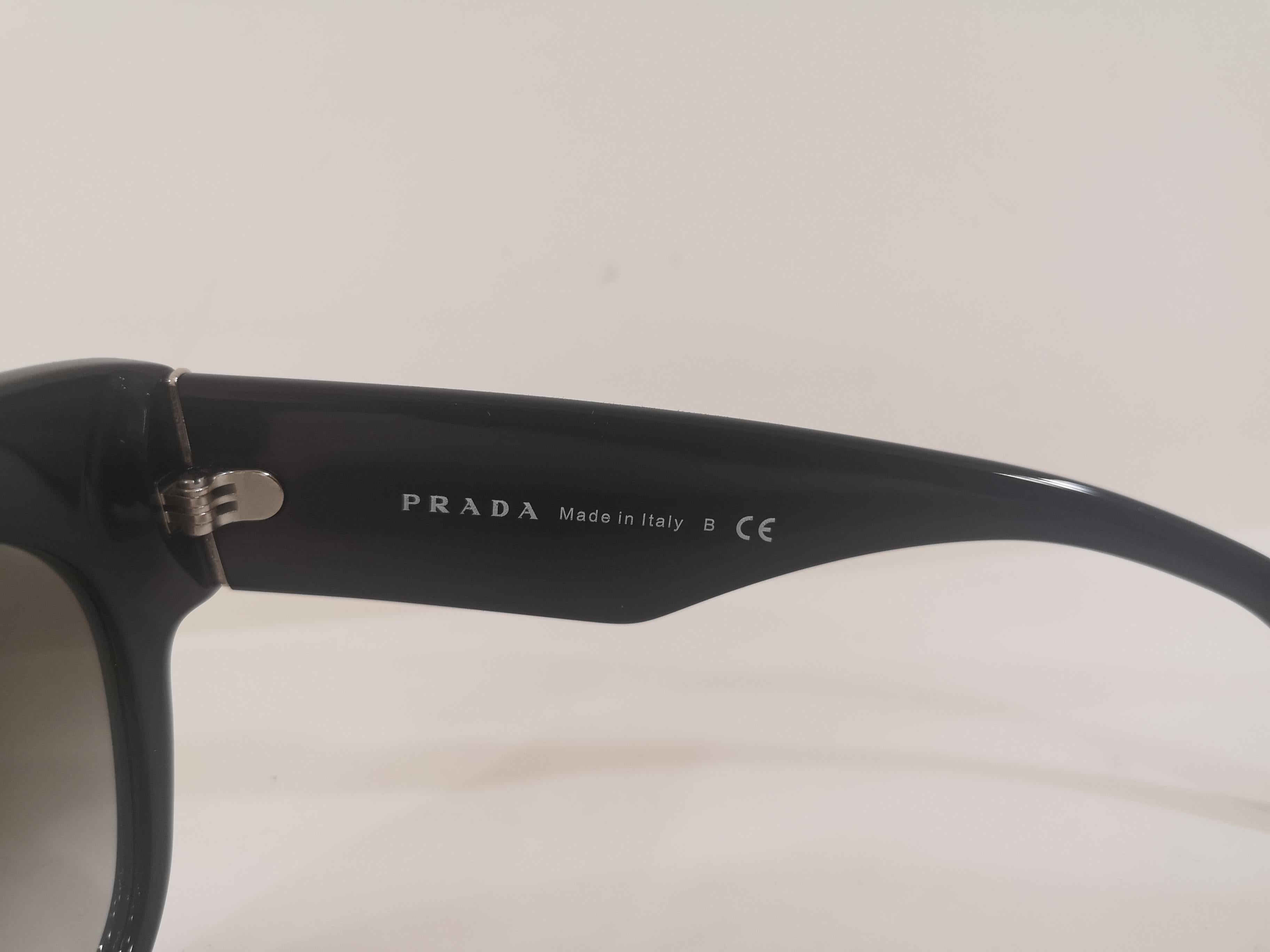 Prada black swarovski sunglasses NWOT For Sale 2