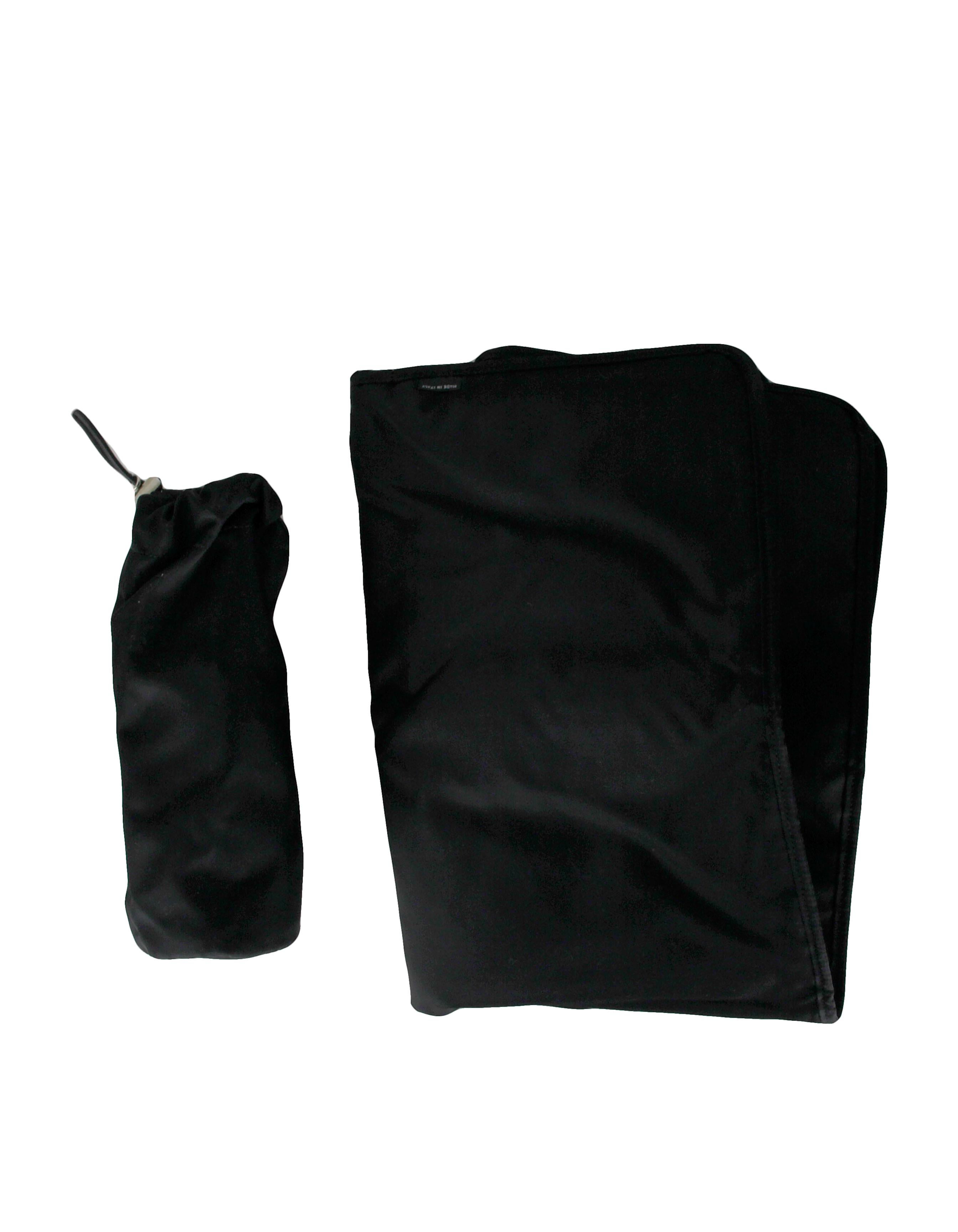 Prada Black Tessuto Nylon Baby Diaper Tote Bag 3