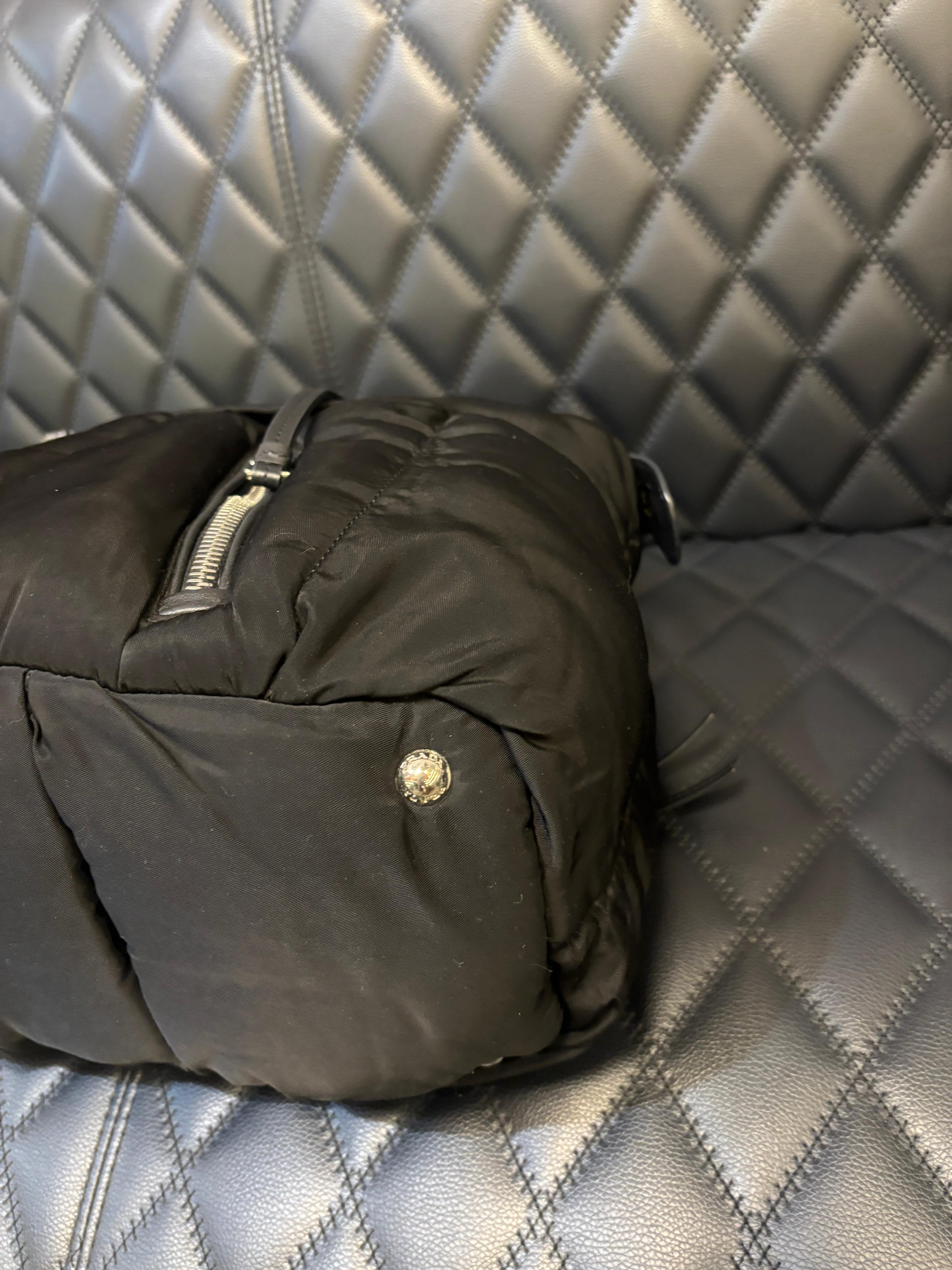 da uomo o donna Prada, bomber in nylon tessuto nero, borsa grande Prada in vendita