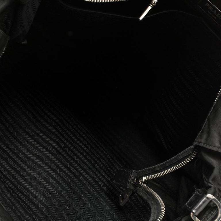 Prada Black Tessuto Nylon Diaper Bag at 1stDibs