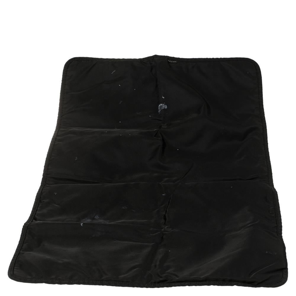 Prada Black Tessuto Nylon Diaper Bag 2