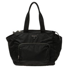 Prada Black Tessuto Nylon Diaper Bag