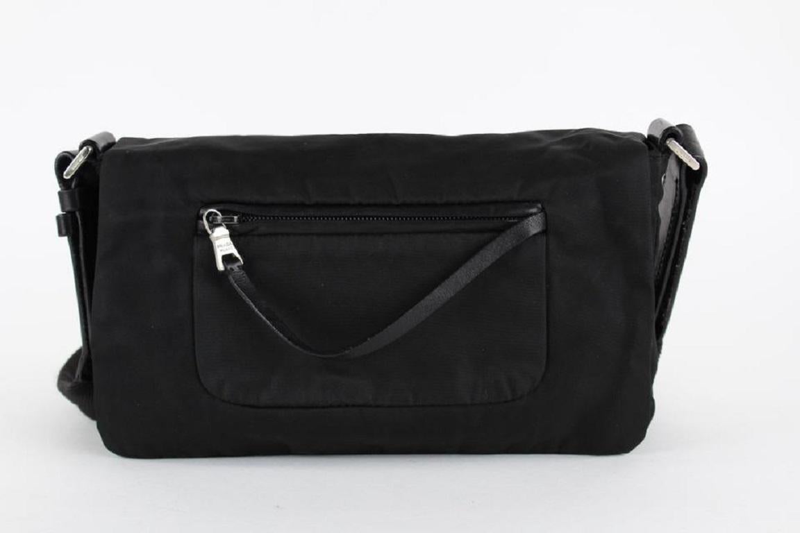 Prada Black Tessuto Nylon Messenger Shoulder bag 4PR1018 1