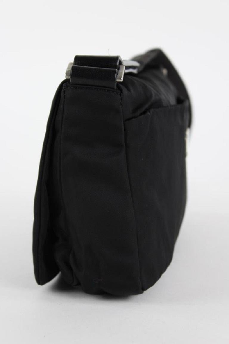Prada Black Tessuto Nylon Messenger Shoulder bag 4PR1018 3
