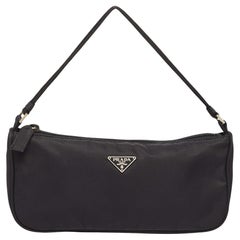 Pochette de sport Prada noire Tessuto