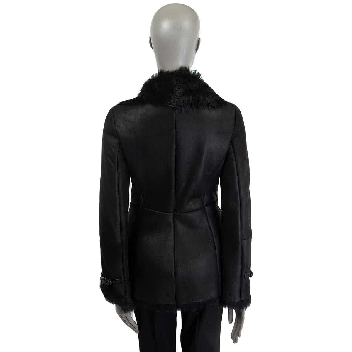 prada shearling coat