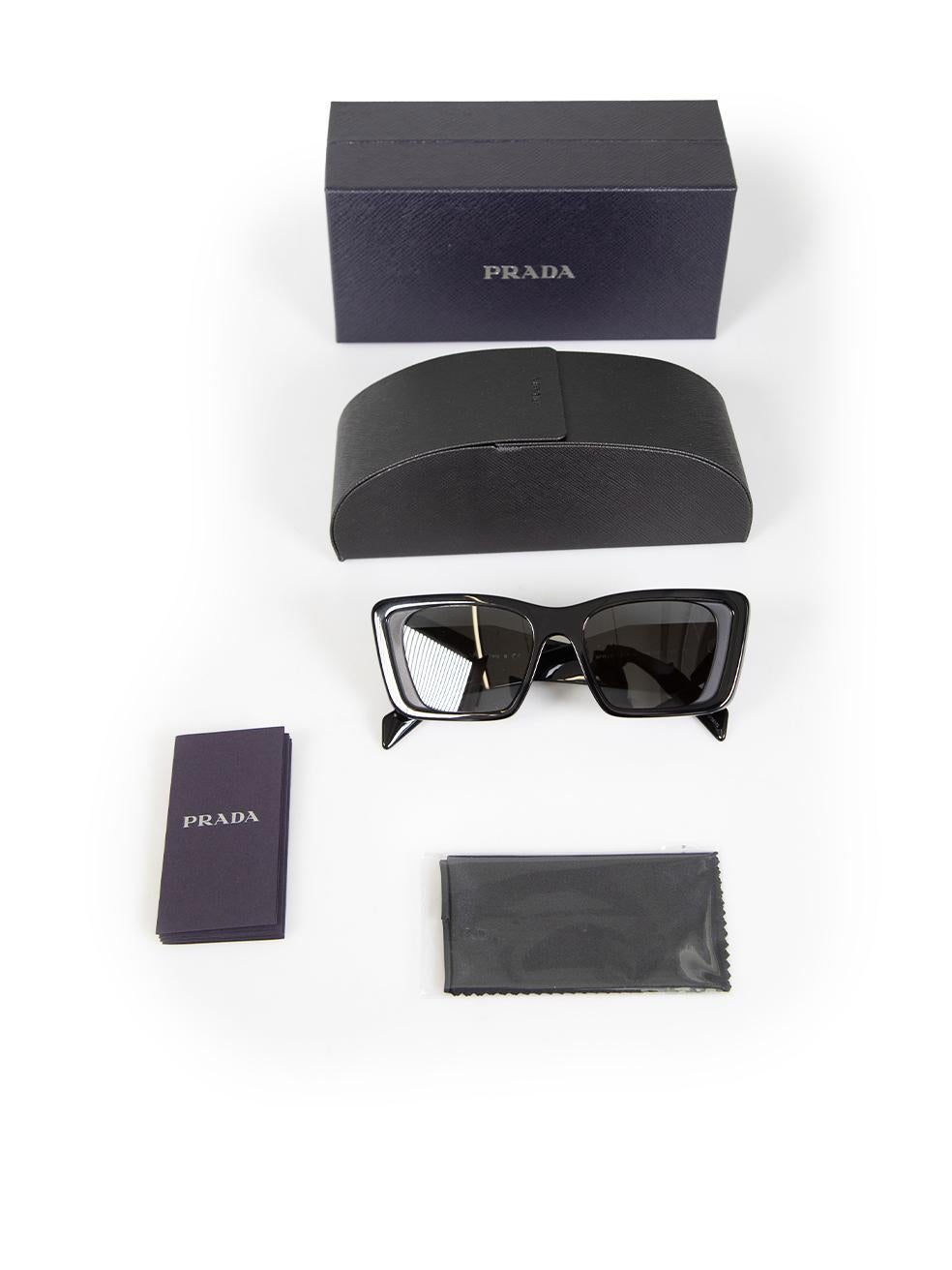 Prada Black Tinted Butterfly Sunglasses 5