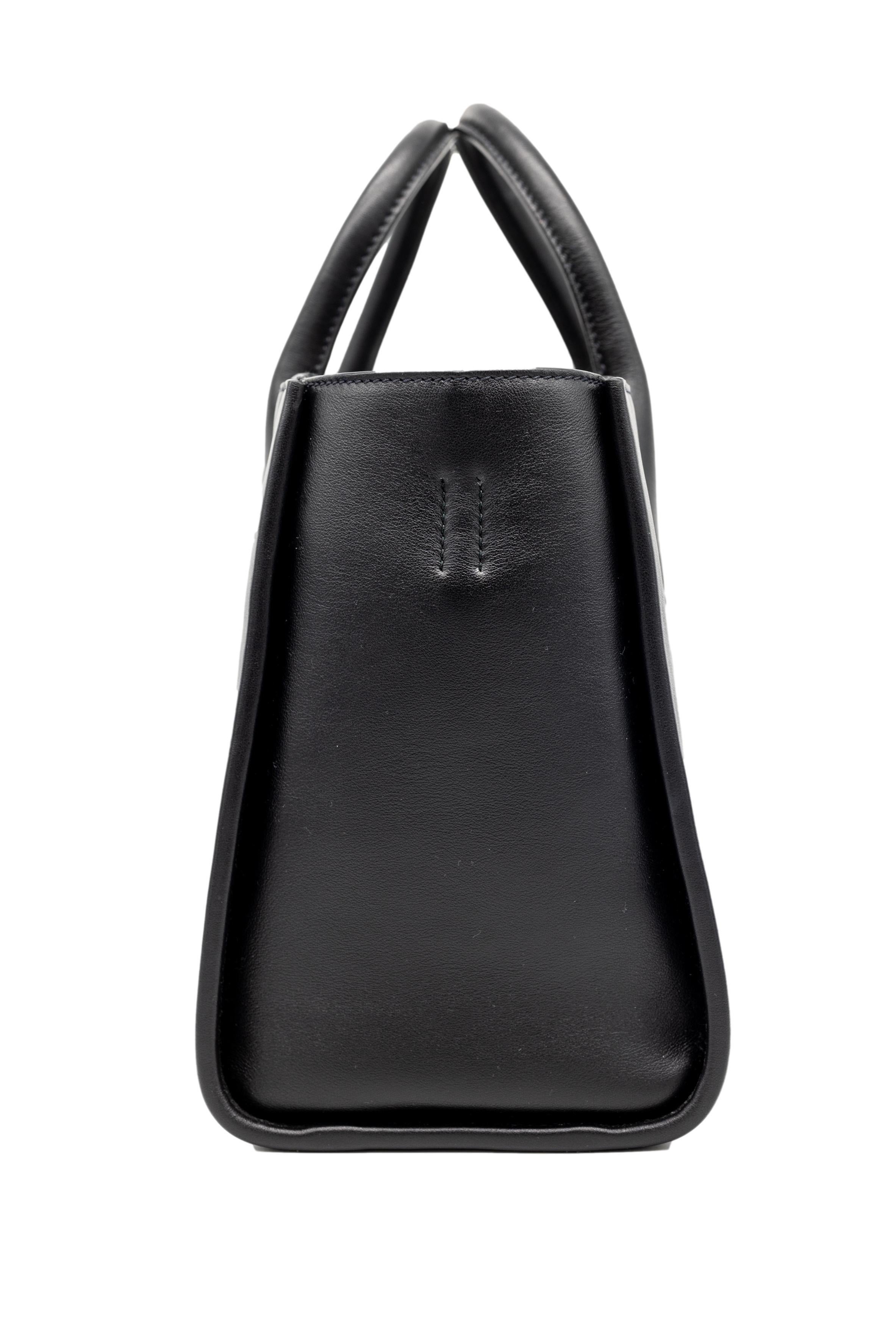 Prada Black Vitello Calfskin Leather Grace Lux Concept Shoulder Tote, 2018. 2
