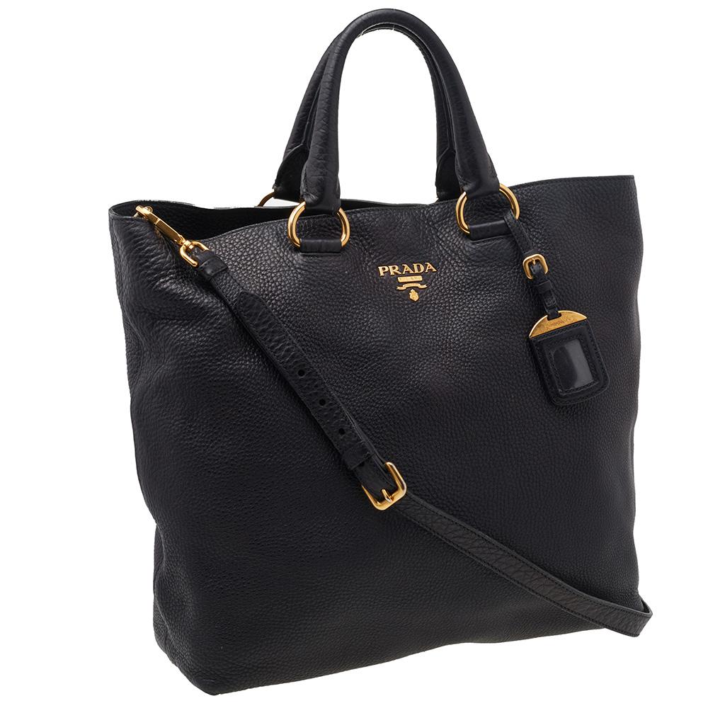 prada vitello daino shopping tote